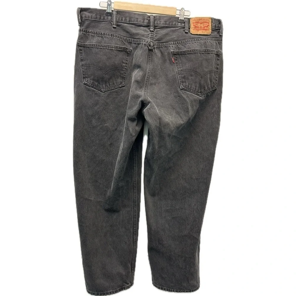 Levi’s Men’s 550 Relaxed Fit Black Jeans 42”W x 29”L